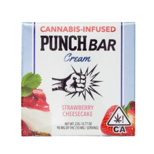 Punch (THC Chocolate) - 100MG Strawberry Cheesecake