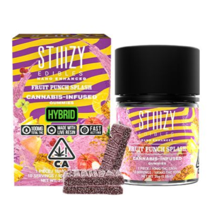 STIIIZY Live Resin Gummies - 100MG Fruit Punch Splash