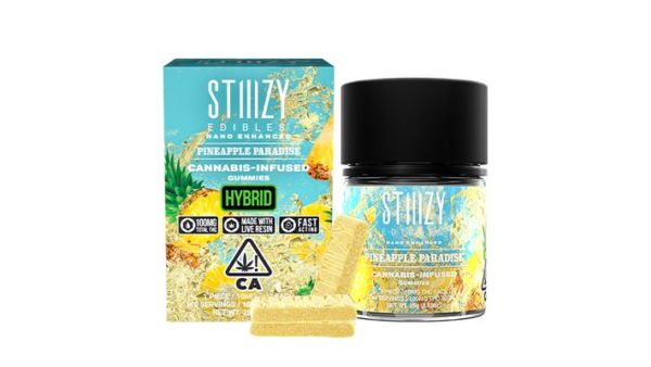 STIIIZY Live Resin Gummies - 100MG Pineapple Paradise